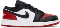 Nike Jordan Big Kids Black & Red Air Jordan 1 Low Sneakers