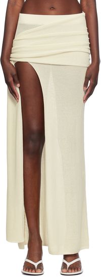 Aya Muse Off-White Orcus Maxi Skirt