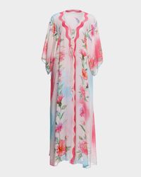 Selma Chroma Maxi Kimono Coverup