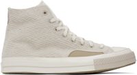 Converse Baskets Chuck 70 blanc cassé en suède