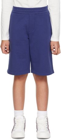 Moncler Enfant Kids Navy Patch Shorts