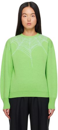 Stockholm (Surfboard) Club Green Jacquard Sweater