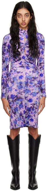 Isabel Marant Purple Gram Minidress