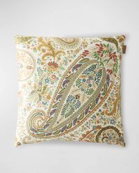 Maranta Reversible Embroidered Pillow