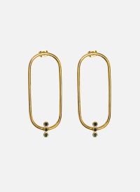 Aec Paris - Boucles d'oreilles pendantes ilithyie - Taille Unique - Vert