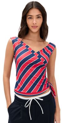 Lioness Mischief Top Midnight Stripe L