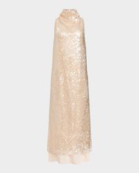 Noor Sequined Evening Gown
