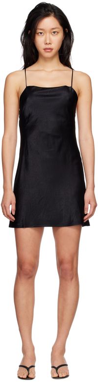 THIRD FORM SSENSE Exclusive Black Crush Minidress