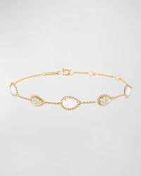 Yellow Gold Serpent Boheme 5-Motif Mother-of-Pearl Bracelet