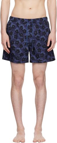 CDLP Maillot de bain bleu marine en nylon ECONYL®
