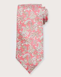Men's Paisley-Print Silk Tie