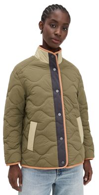 UGG Jazlyn Quilted Jacket Burnt Olive L