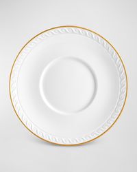 Neptune 24K Gold-Rimmed Saucer
