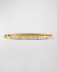 Modern Renaissance Bracelet with Diamonds in 18K Gold, 4.5mm