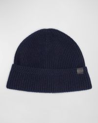 Men's Wool-Cashmere Beanie Hat