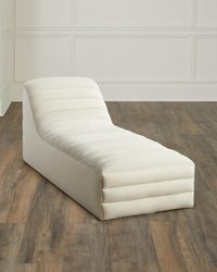 Simone Channel Tufted Chaise