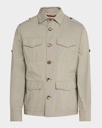 Men's Water-Resistant Safari Jacket