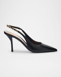 Signoria Slingback Leather Pumps