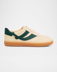 Oasis Bicolor Leather Retro Sneakers