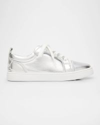 Girl's Funnyto Low-Top Metallic Leather Sneakers, Toddlers/Kids