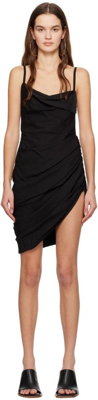 JACQUEMUS Black Les Classiques 'La robe Saudade' Minidress