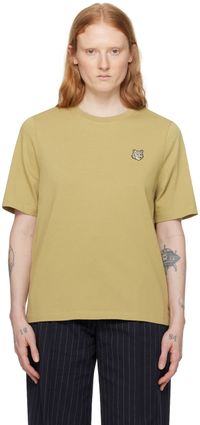 Maison Kitsuné Green Bold Fox Head T-Shirt