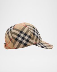 Kid's Check Baseball Cap, Size S-M