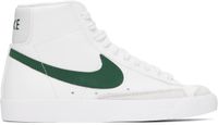 Nike White & Green Blazer Mid '77 Vintage Sneakers