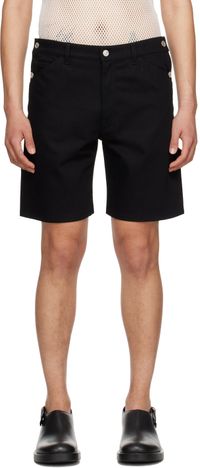 Courrèges Black Sailor Shorts
