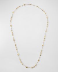 18K Yellow Gold Long Necklace, 36"L