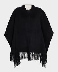 Double-Face Fringe Cape