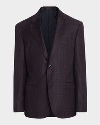 Men's G Line Super 130s Wool Maxi-Birdseye Sport Coat