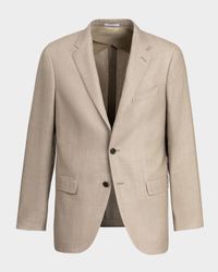 Men's Wool, Silk and Linen-Blend Blazer