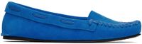 The Row Blue Mabel Moc Loafers