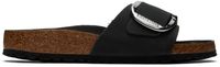 Birkenstock Sandales étroites Madrid noires à grande boucle