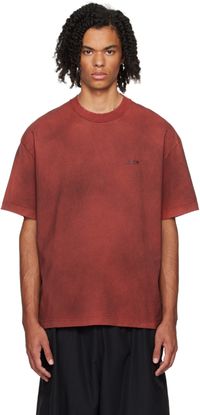 032c Red 'Icarus With No Sun' T-Shirt