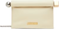 JACQUEMUS Off-White 'The small Rond Carré' Clutch
