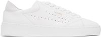 Axel Arigato White & Gray Court Sneakers