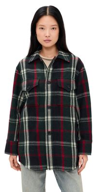 Polo Ralph Lauren Wool Woven Long Sleeve Collared Sport Shirt Green/Blue/Red Multi M