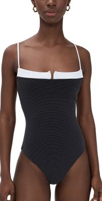 Onia Melanie One Piece Black/White XL
