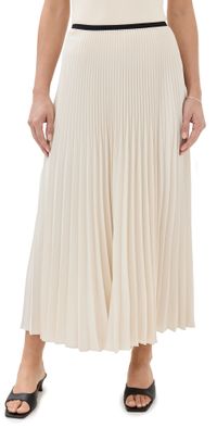 Jenni Kayne Pleated Skirt Ivory L