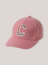 Cyrillus - Casquette junior c en tissu liberty - Taille 55cm - Rose