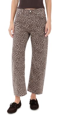 Madewell The Darted Barrel Leg Jeans Dark Mocha 30