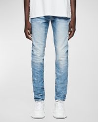Men's Skinny Coated Jeans
