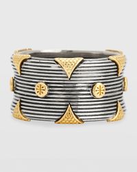 Delos Two-Tone Band Ring, Size 7