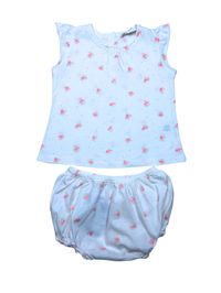 Bonpoint - Seconde Main - Pyjama bébé blanc - 6 mois - Taille 6M - Blanc