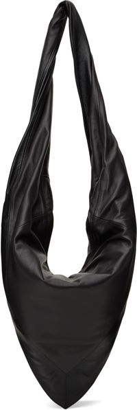 LEMAIRE Black & Brown Small Scarf Bag