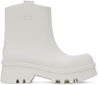 Chloé White Raina Rain Boots