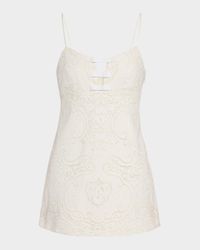 Rosalisa Embroidered Cotton Mini Dress