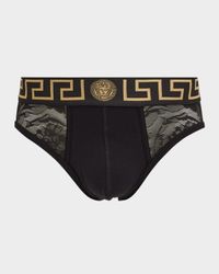 Men's Baroque Mesh Jacquard Briefs